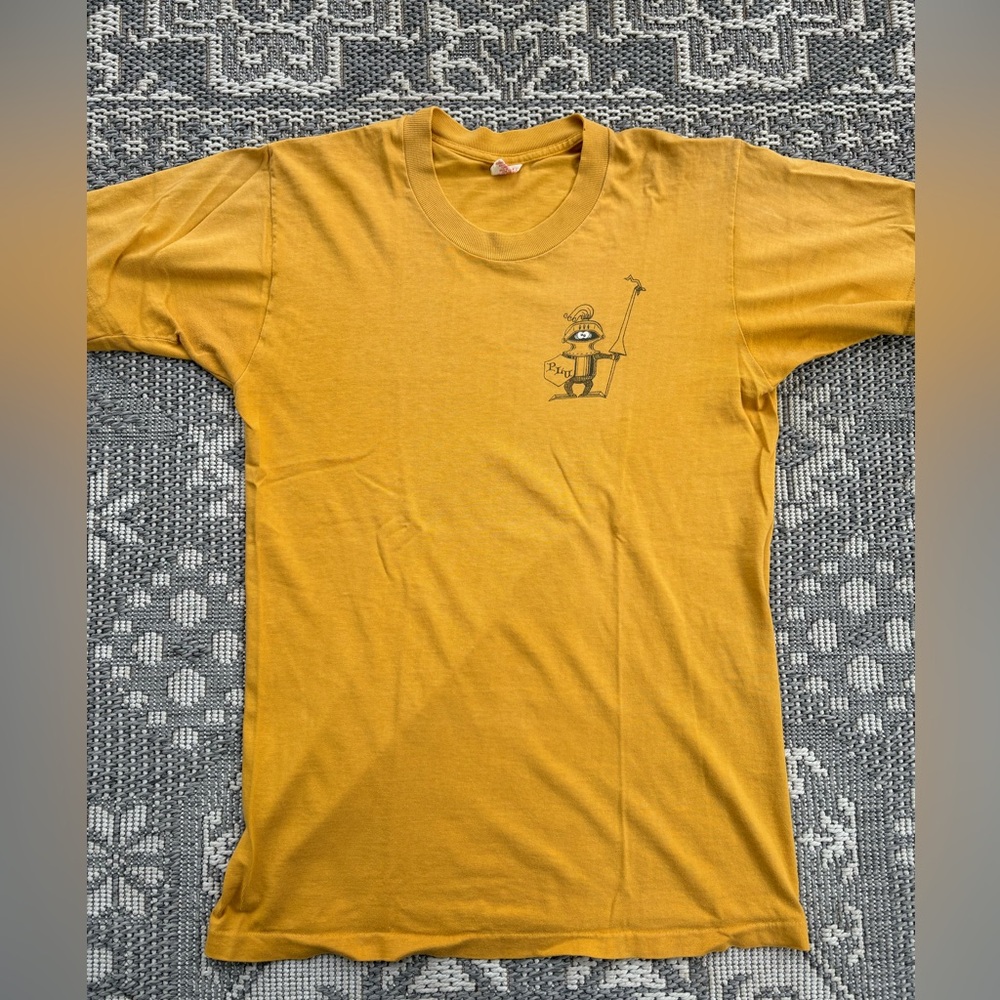 Vintage 1970s Pacific Lutheran University Lancelute T Shirt Medium Single Stitch